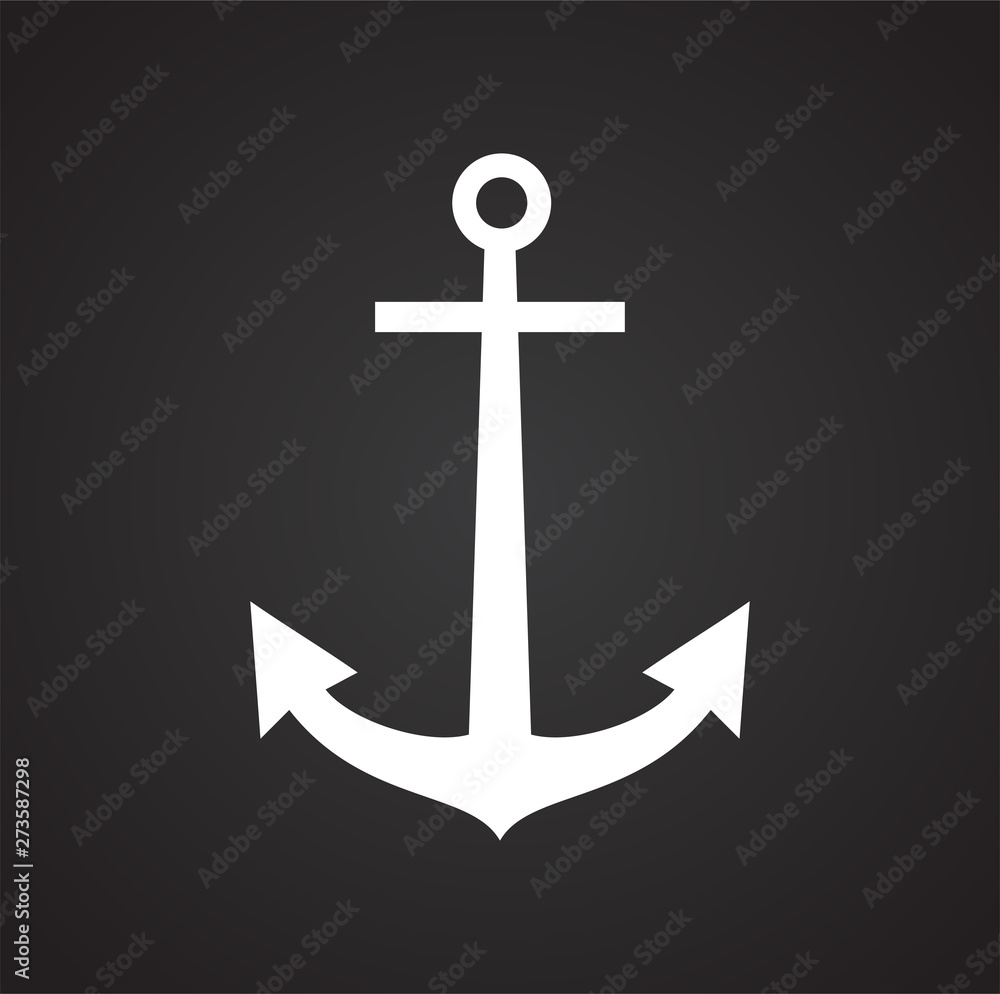 Anchor icon on background for graphic and web design. Simple illustration. Internet concept symbol for website button or mobile app. Anchor icon on background for graphic and web design. Simple illustration. Internet concept symbol for website button or mobile app.