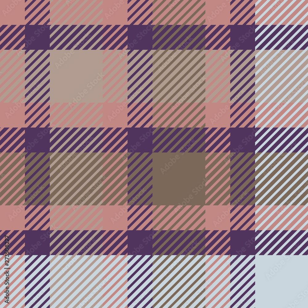 Plaid or tartan vector is background or texture in many color Plaid or tartan vector is background or texture in many color