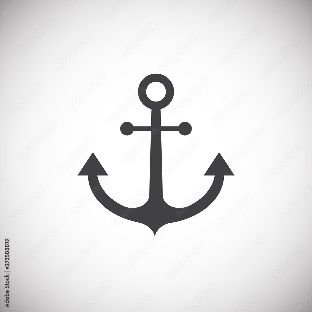 Anchor icon on background for graphic and web design. Simple illustration. Internet concept symbol for website button or mobile app. Anchor icon on background for graphic and web design. Simple illustration. Internet concept symbol for website button or mobile app.