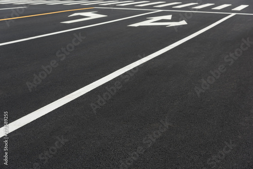 Urban asphalt pavement texture and road indication