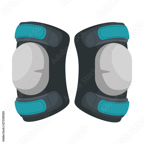sports knee pads equipment icon