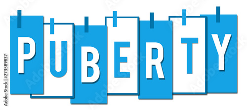 Puberty Blue White Stuck Stripes 