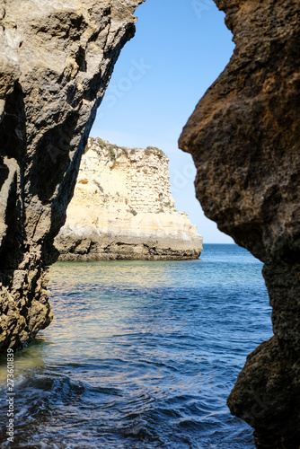 Cliffs on the Algarve coast, Portugal