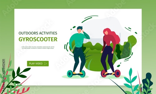 Landing Page Offers Spend Time on Gyroscooter