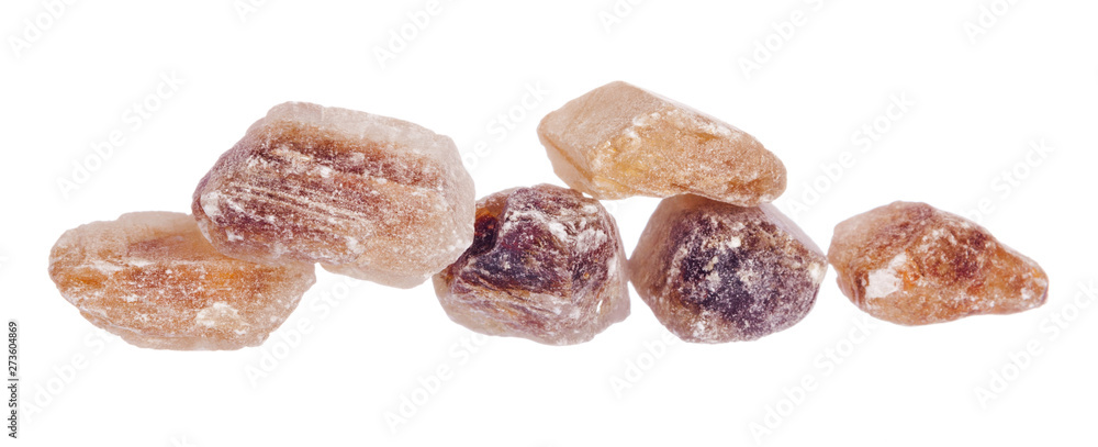 Pile of brown granulated sugar isolated on white background Pile of brown granulated sugar isolated on white background