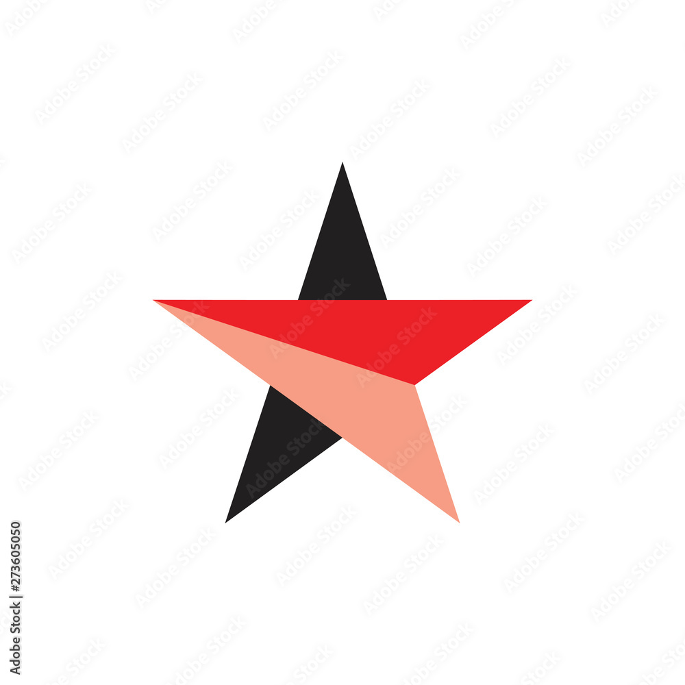 star arrow simple geometric logo vector star arrow simple geometric logo vector