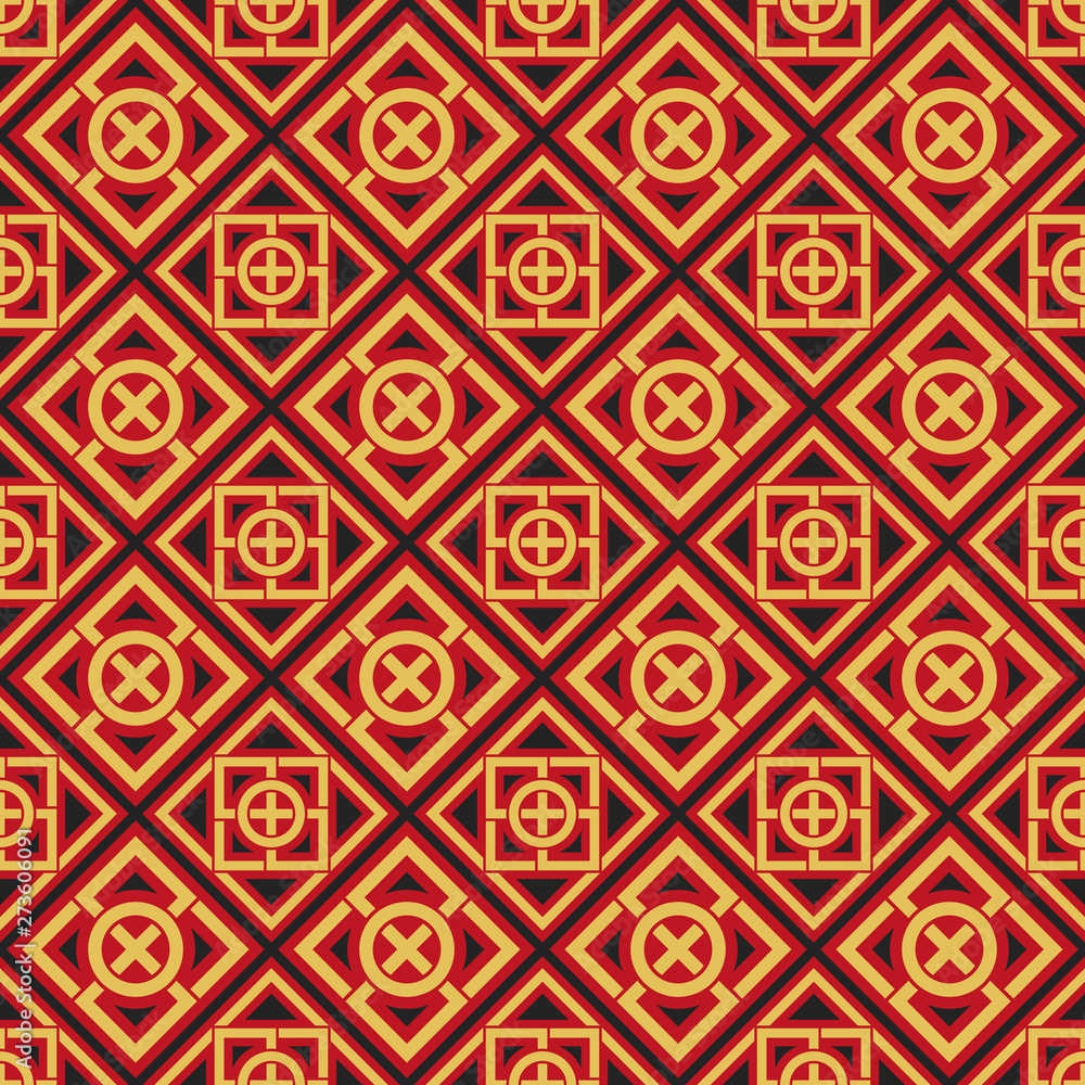 Vector Asian Geometric Pattern Vector Asian Geometric Pattern