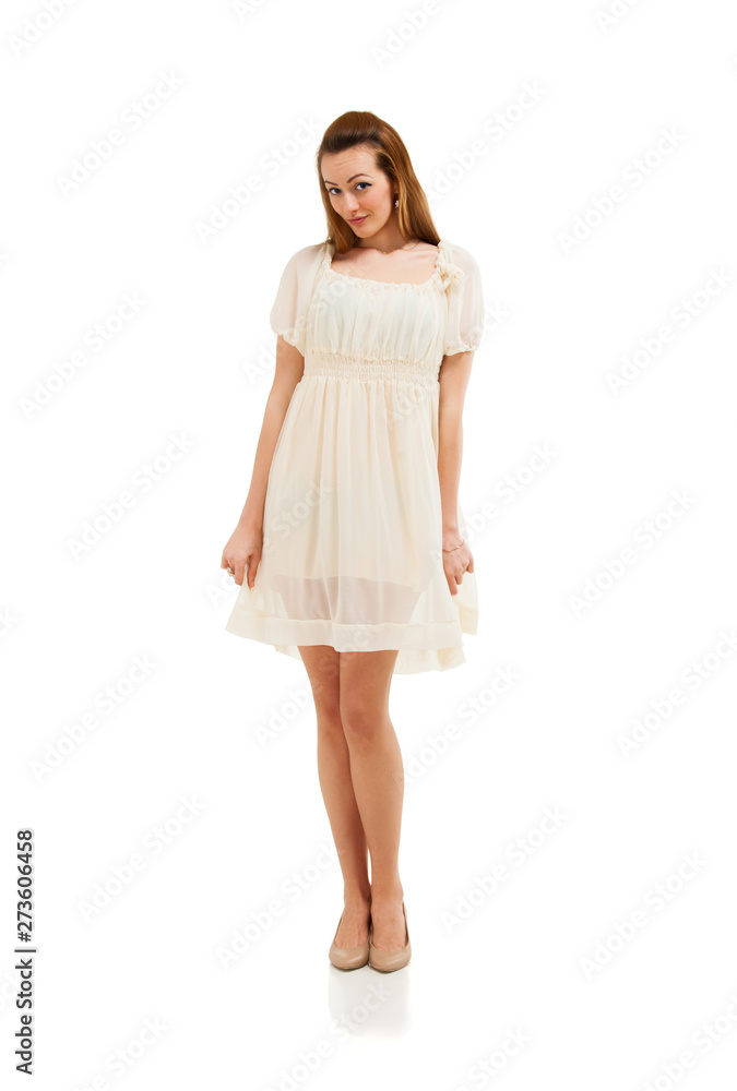 Full length portrait of a confident young female Full length portrait of a confident young female