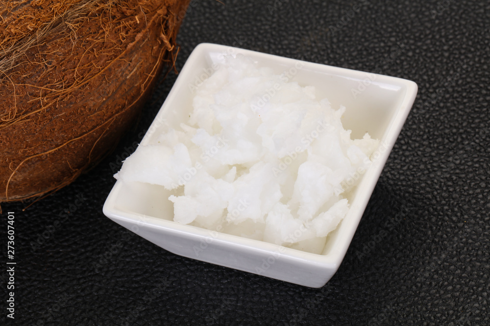 Dietary Coconut oil in the bowl Dietary Coconut oil in the bowl