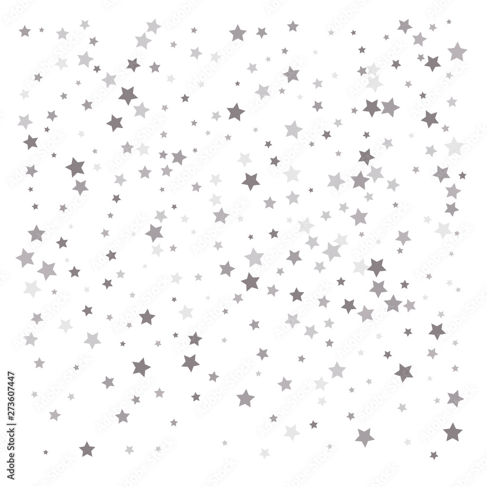 Random falling silver stars Random falling silver stars