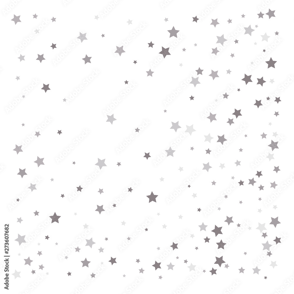 Random falling silver stars Random falling silver stars