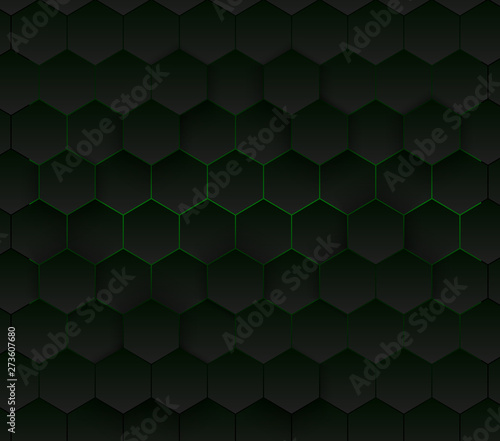 Abstract hexagonal background.