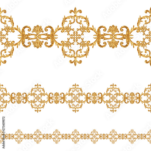 Baroque style golden orname...