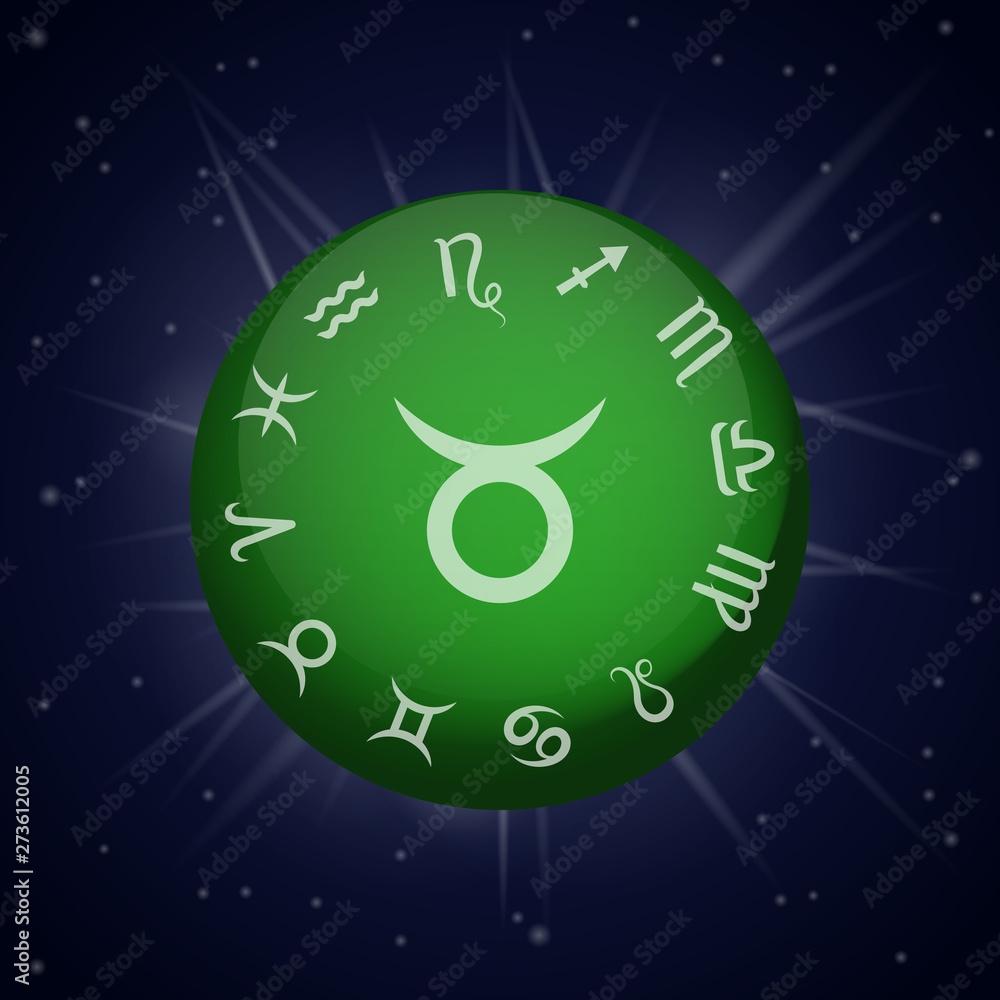 Taurus zodiac sign. Taurus zodiac sign.