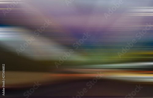 colorful blue color abstract background and motion blur