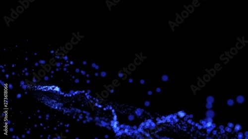 The Blue Fast Light Line Twisted