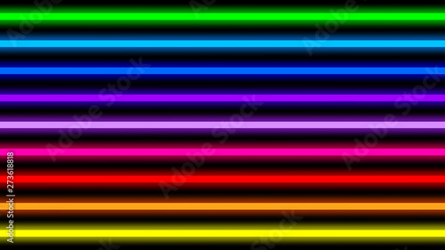 colorful neon light beam horizontal for background, disco light shine horizontal geometric, neon beam vertical lines pattern, disco rainbow light shine parallel blur, light beam lines of digital media