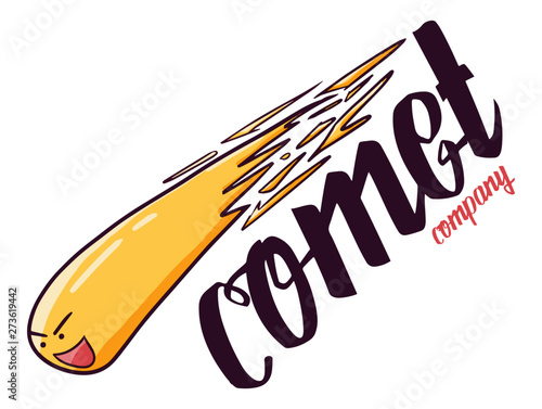 Cute and funny logo for Comet company