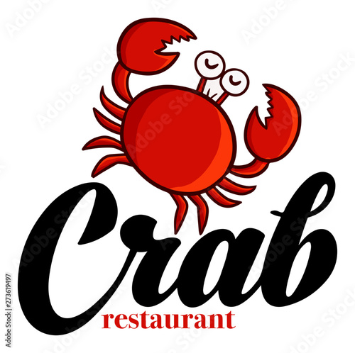 Cute and funny logo for Crab restaurant