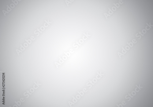 White blurred gradient background surround.Empty smooth gray studio room, used for display your products.Metal holographic backdrop. - Vector 