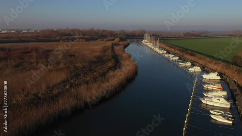 Wallpaper Mural Artificial canals in the Grado Lagoon, Italy Torontodigital.ca
