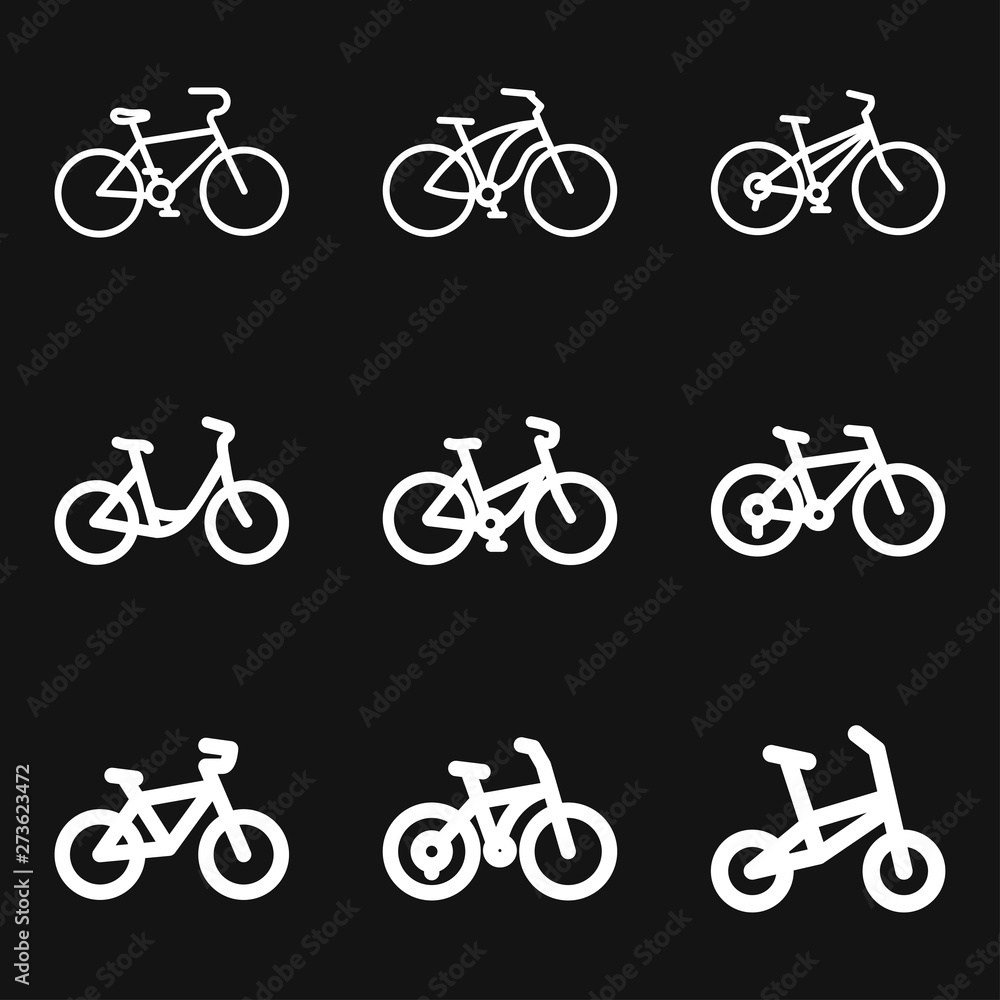 Bicycle icon. Vector element illustration on background. Bicycle icon. Vector element illustration on background.