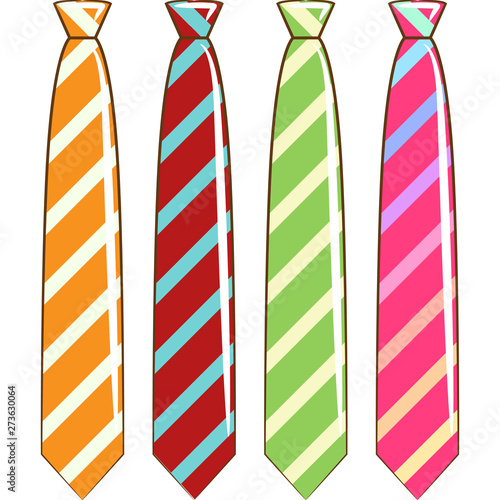 necktie vector graphic design clipart