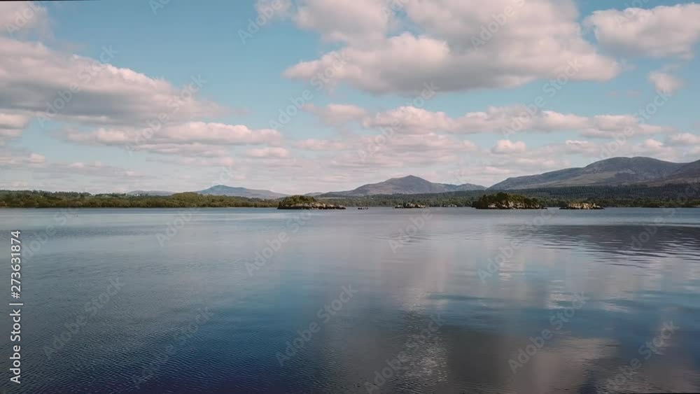 Lake Lough Leane Ring of Kerry, Killarney Ireland Aerial Lake Lough Leane Ring of Kerry, Killarney Ireland Aerial