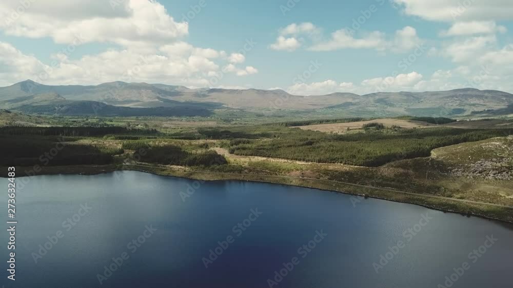 Lake Lough Leane Ring of Kerry, Killarney Ireland Aerial Lake Lough Leane Ring of Kerry, Killarney Ireland Aerial