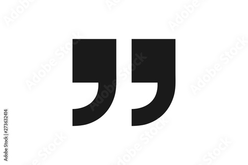 Quote icon. Quote sign icon simple element illustration can be used for mobile and web