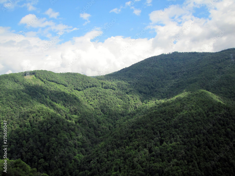 view of mountains