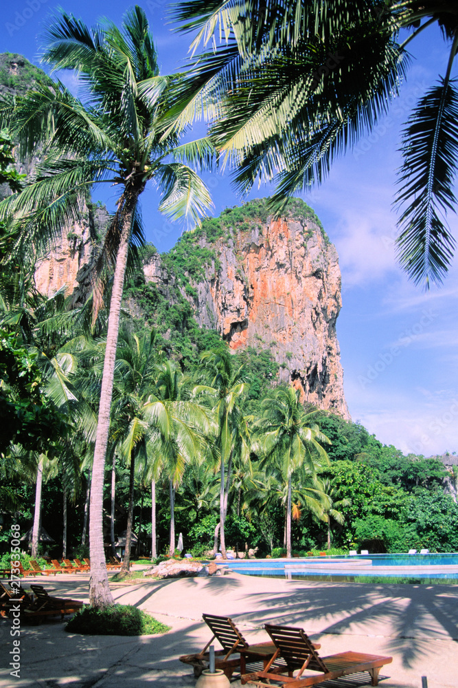 badebucht in krabi,thailand