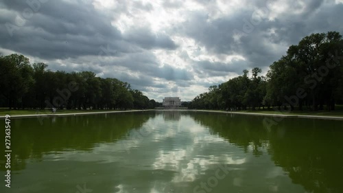 Washington DC Reflecting Pool time lapse photo