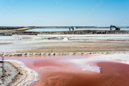 Chott el Djerid in Tunisia photo