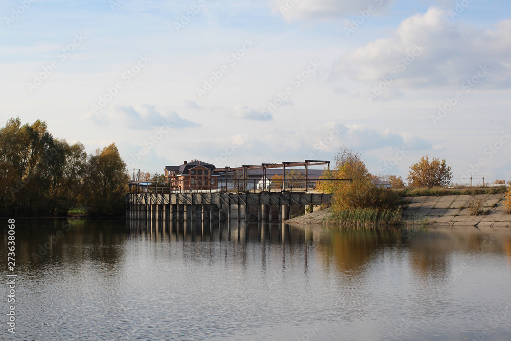 landscape with river landscape with river