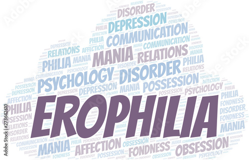 Erophilia word cloud. Type of Philia.