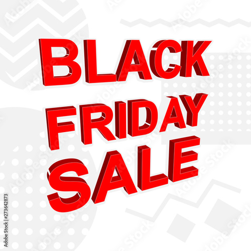 Advertising Banner or Poster with BLACK FRIDAY SALE Text