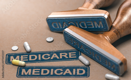 Medicare and Medicaid, National Health Insurance Program In The United States. photo