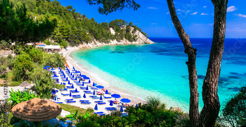 One of the most beautiful beaches of Greece - Lemonakia in Samos island