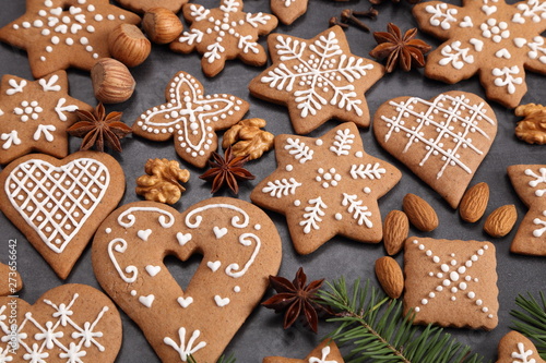 Gingerbread cookies.