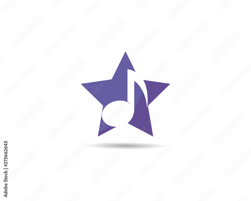 music logo vector icon illustration design music logo vector icon illustration design