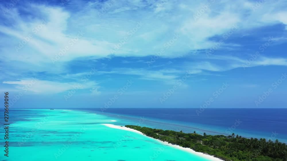 Top View of a beach in the Philippines, White Sand Beach, Palm Trees. Top View of a beach in the Philippines, White Sand Beach, Palm Trees.