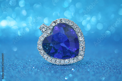 BLUE HEART OVER BRIGHT