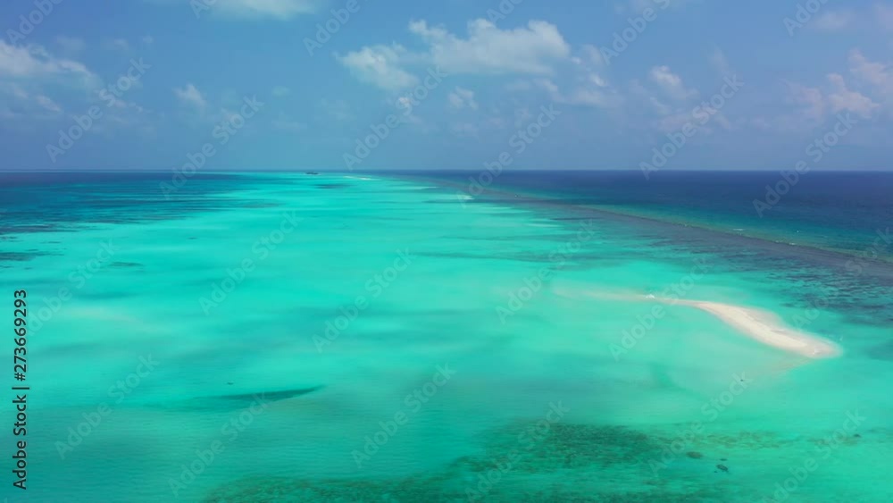 Beautiful Drone Shot of the Water just of the Coast of the Philippines Beautiful Drone Shot of the Water just of the Coast of the Philippines