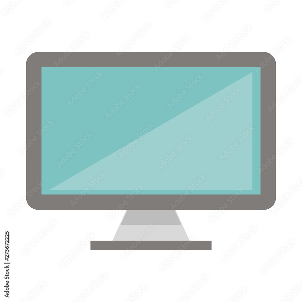 Computer monitor hardware technology isolated Computer monitor hardware technology isolated