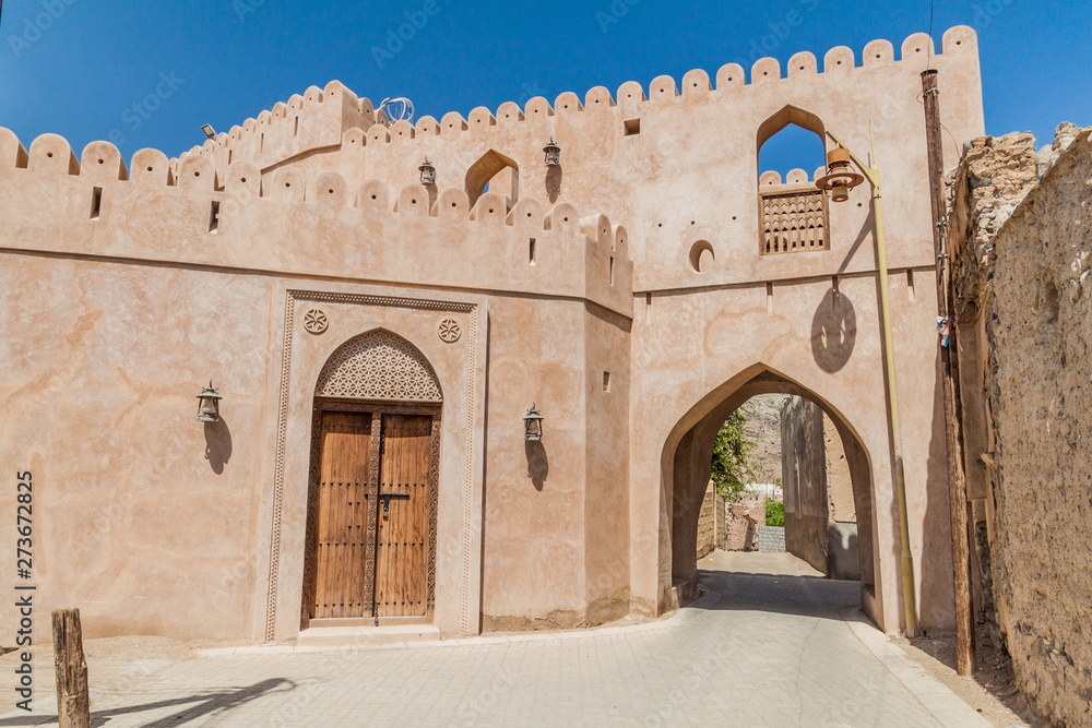 Old gate in Ibra Old Quarter, Oman