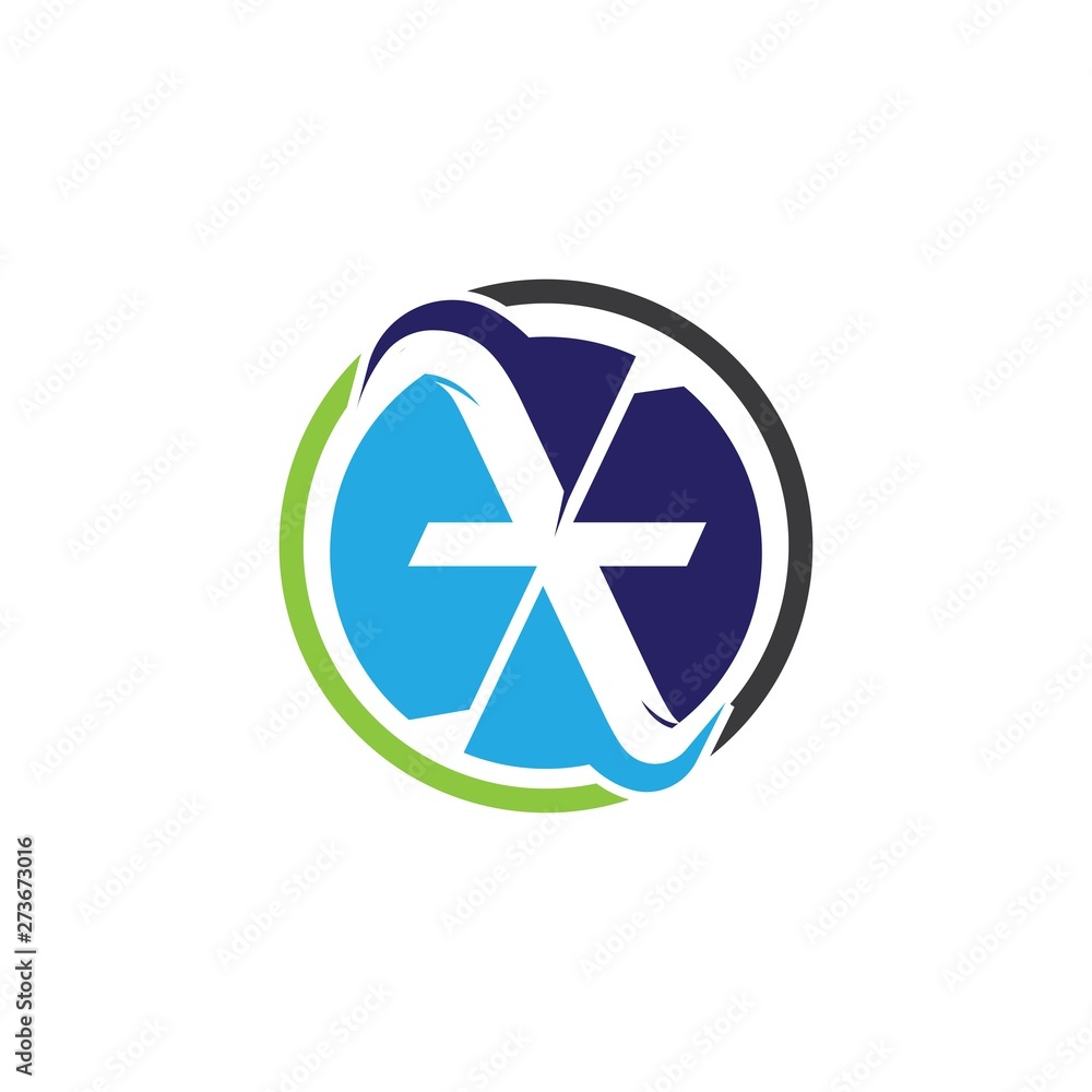letter X logo vector template letter X logo vector template