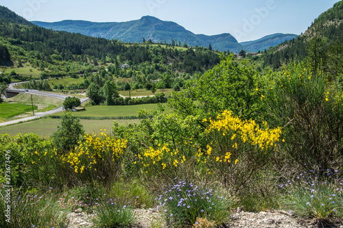 val of oule,motte chalancon,drome,france photo