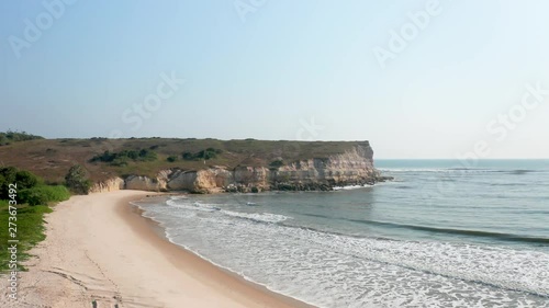 Capulo Beach, Ambriz, Angola - 4K Drone Footage photo