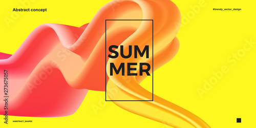 Trendy design template with fluid and liquid shapes. Abstract gradient backgrounds. Applicable for covers, websites, flyers, presentations, banners.